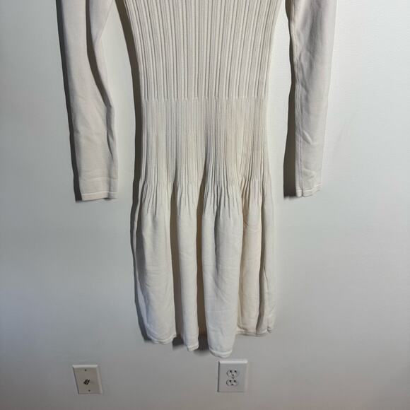 Textile Elizabeth and James Sweater Dress Women XS Ivory Winter White Holiday - Picture 8 of 8